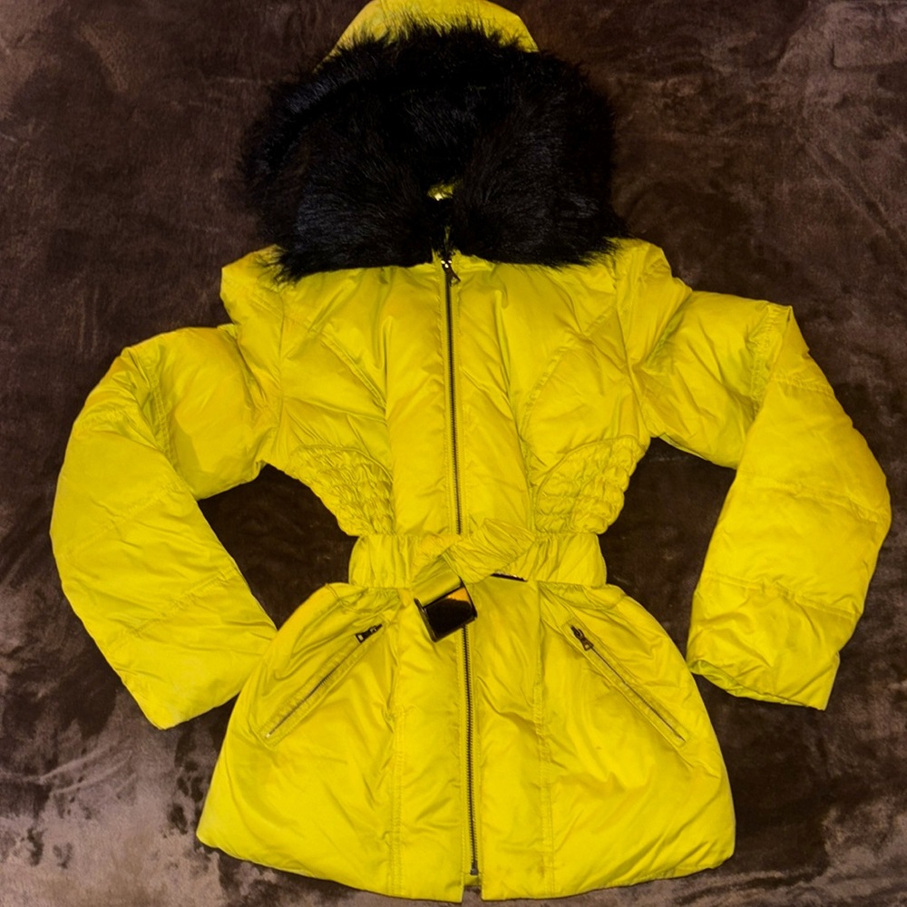 Lime 🍋‍🟩 Green Puffer Coat